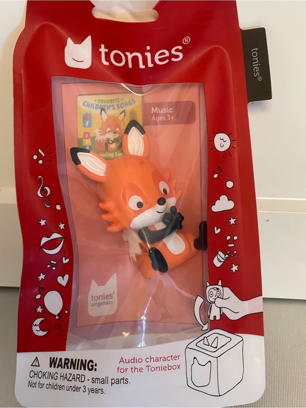 Tonies  Fox Tonie Audio Character Favorite Children’s Singing Counting Songs 3+